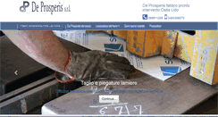 Desktop Screenshot of deprosperisfabbroserramentista.com