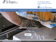 Tablet Screenshot of deprosperisfabbroserramentista.com